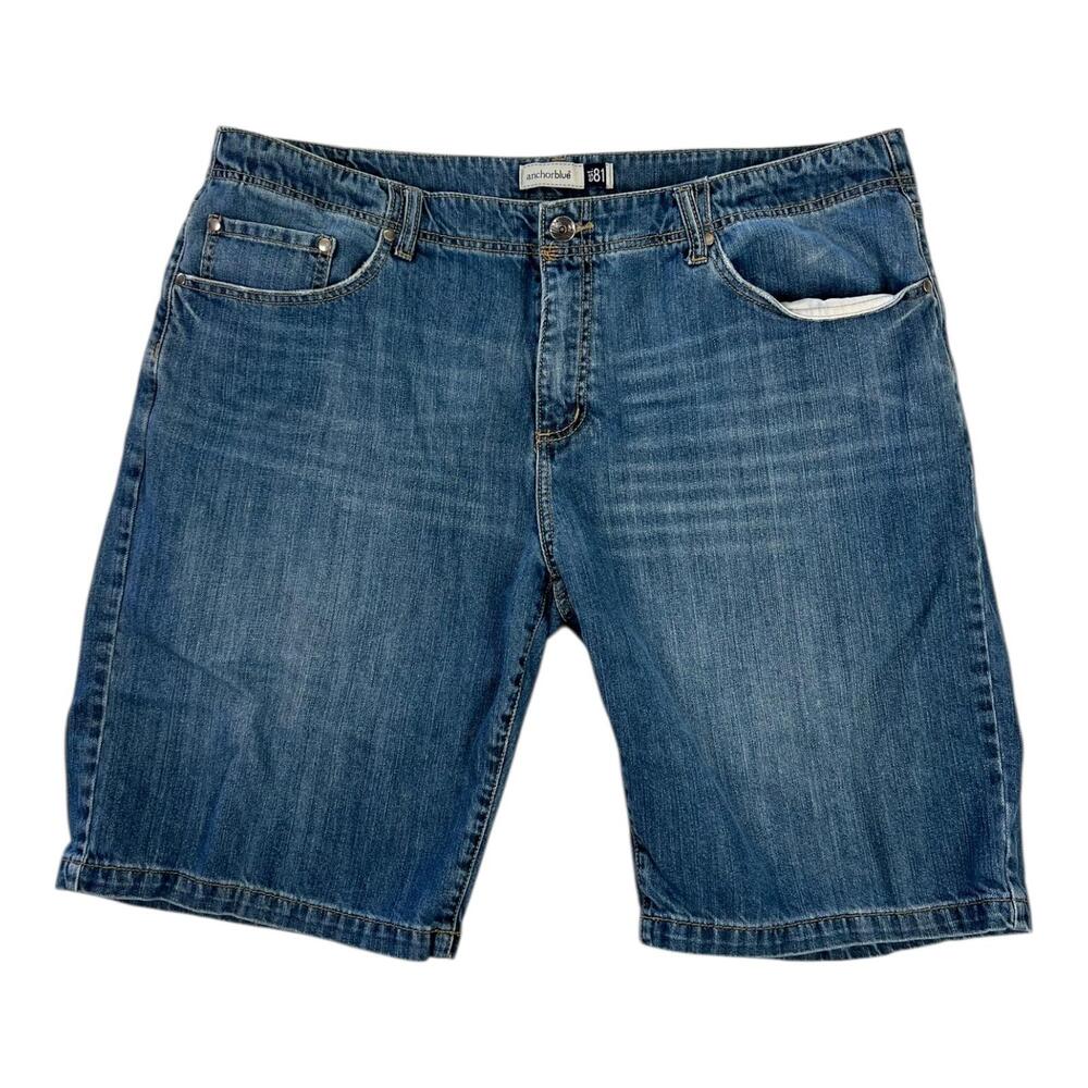 Vintage Anchor Blue Denim Shorts Mens 40 Blue 10 Inseam Y2K Jorts Baggy